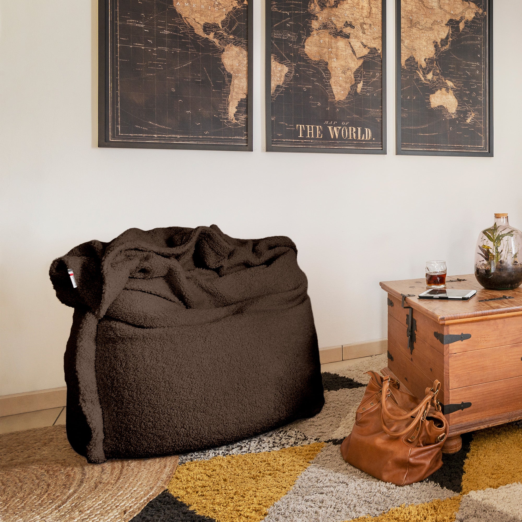 HOUSSE SCENO ARDIAK CHOCOLAT 125 X 175 cm