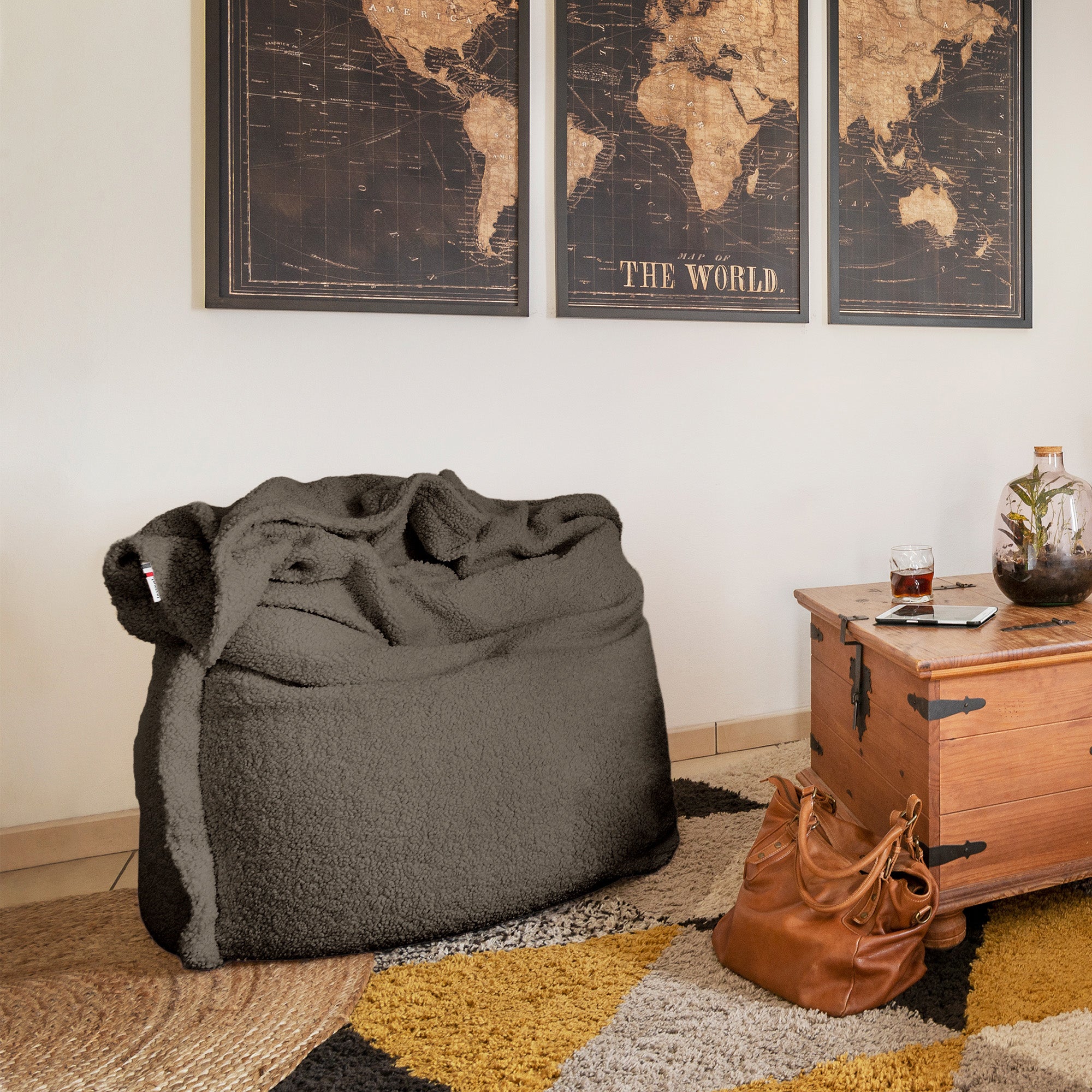 HOUSSE SCENO ARDIAK TAUPE 125 X 175 cm