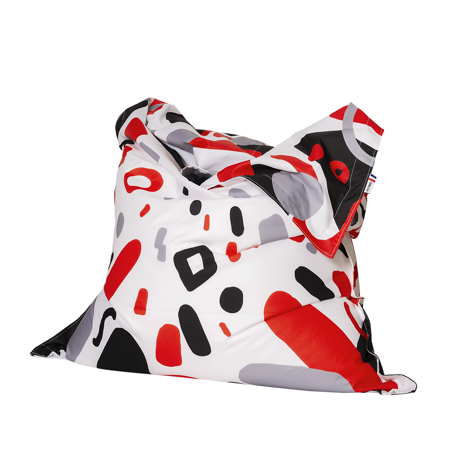 HOUSSE 125 X 175 BAGGO ROUGE/NOIR