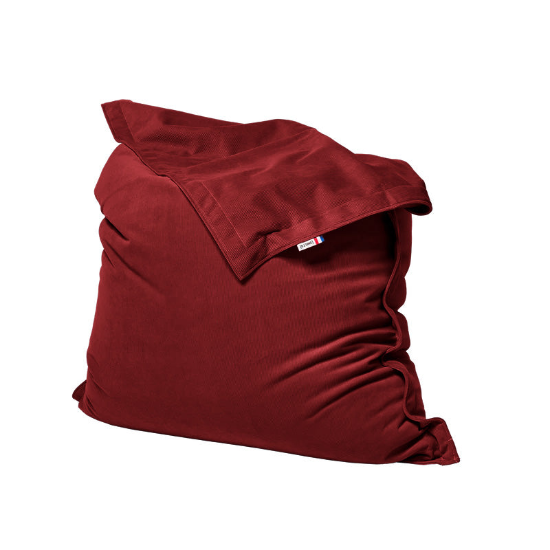 Shelto Pouf Géant Sceno Hill Bleu Ocean (velours Cotele) 125 X 175 - Polyester - Housse Lavable - Fabriqué En France à Prix