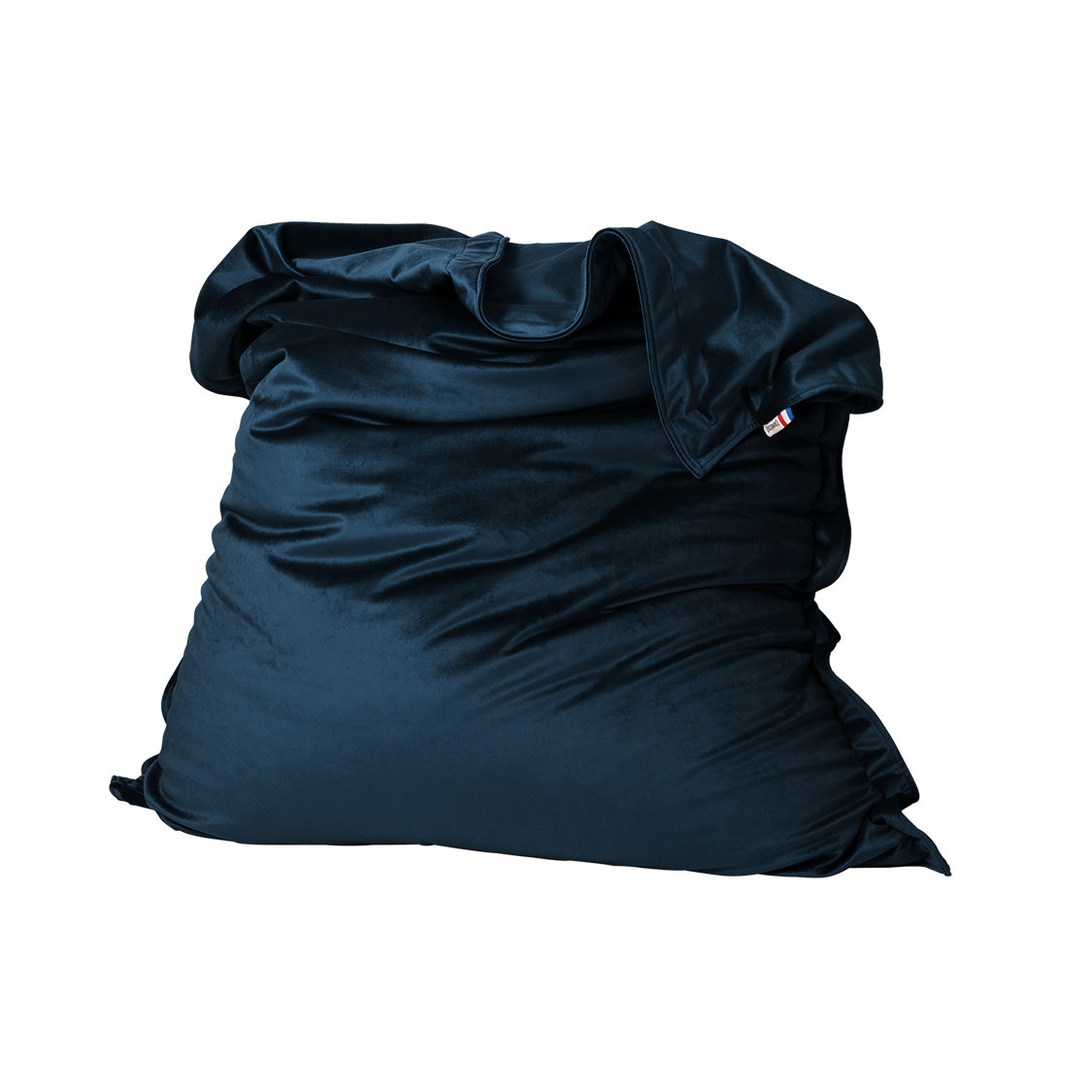 POUF SCENO VELOURS 33 BLEU 125 X 175