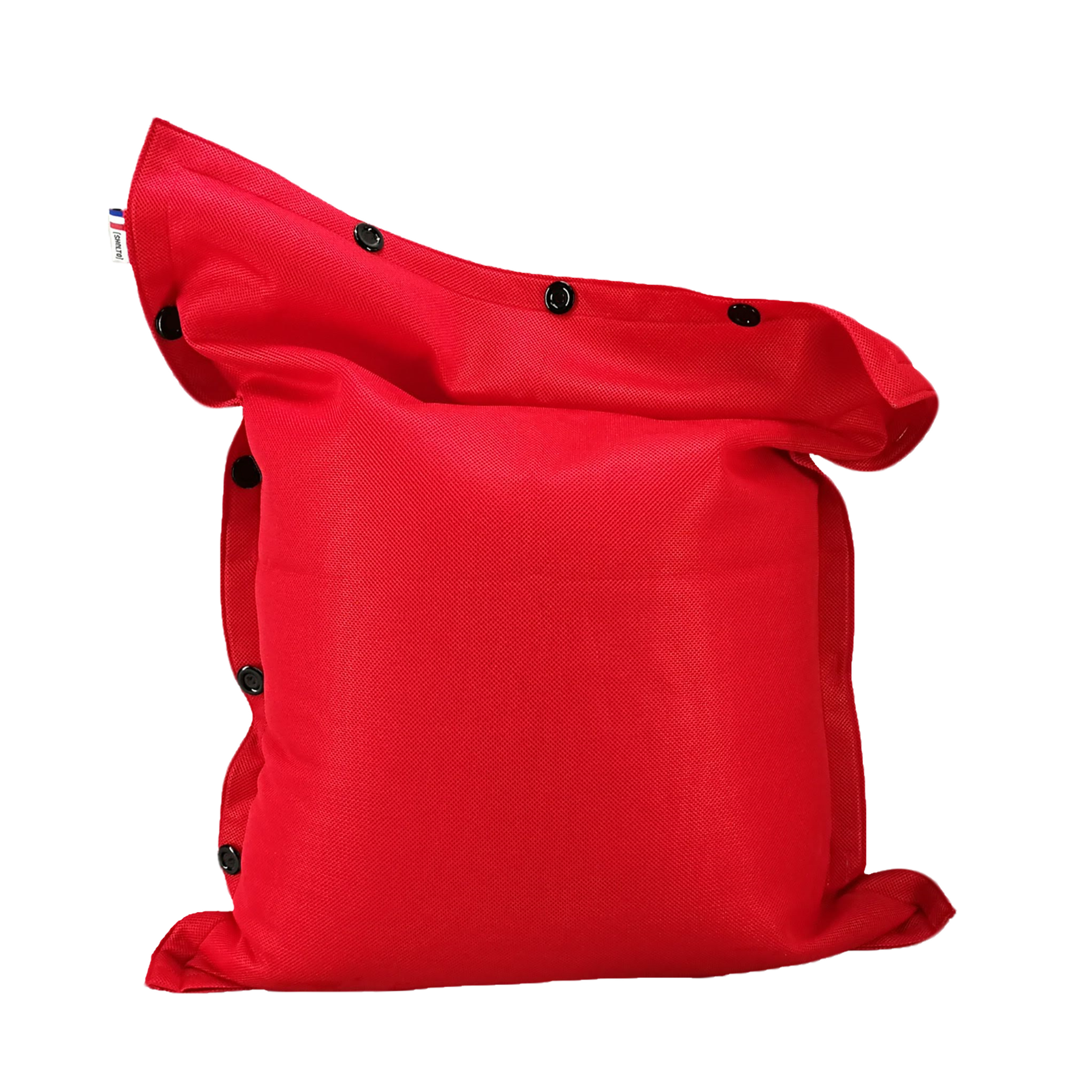 POUF 100 x 130 ROUGE MESH