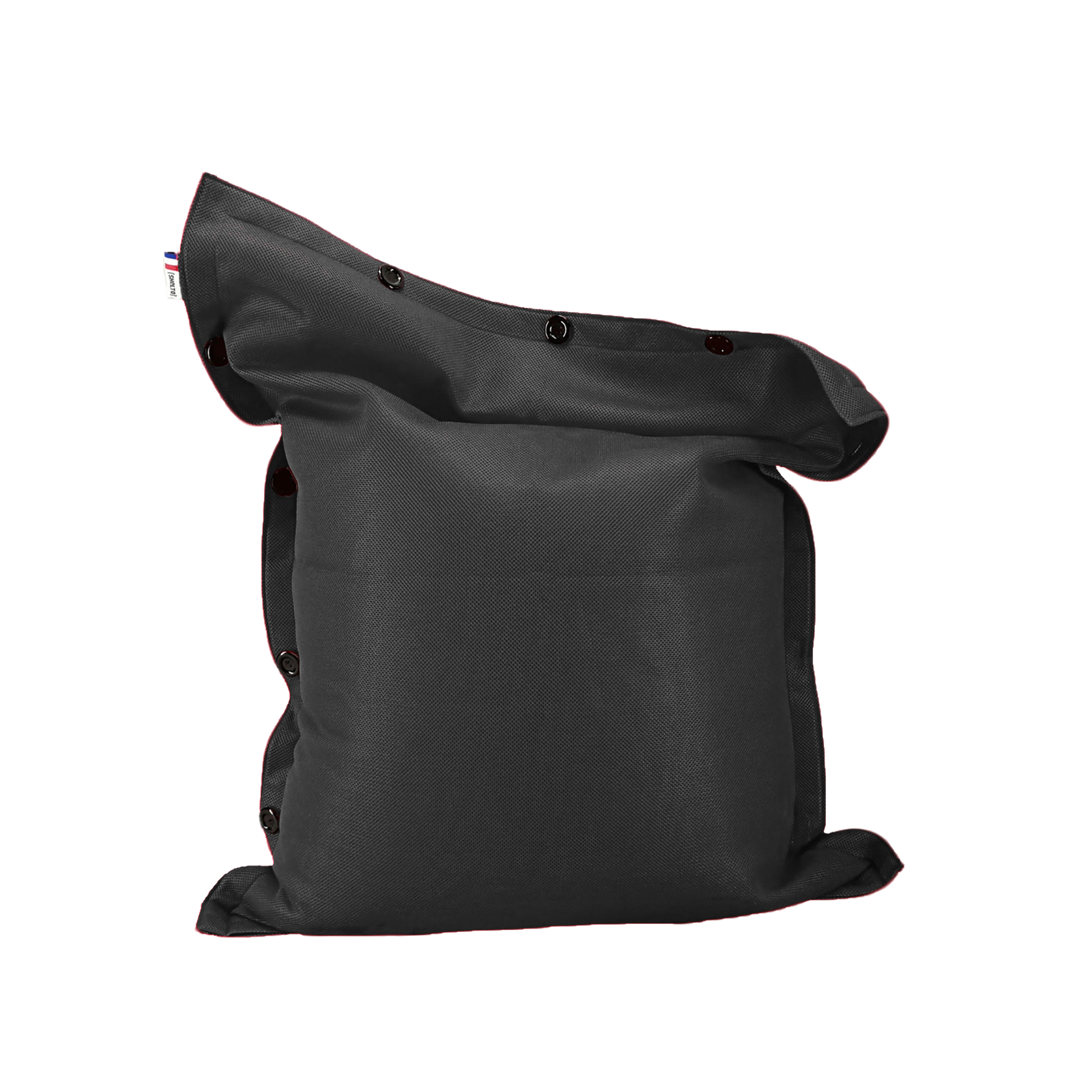 POUF 100 X 100 ANTRACITE MESH