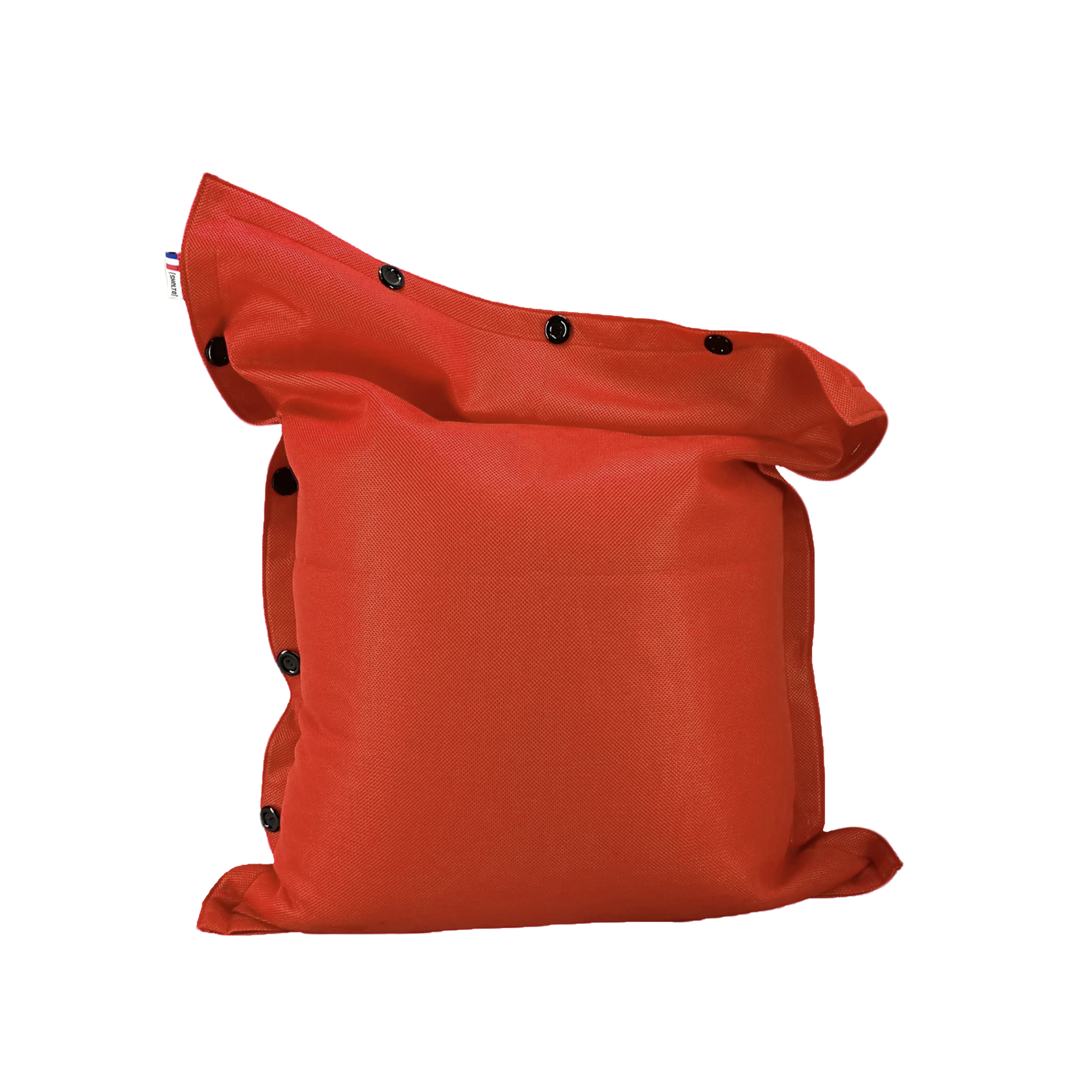 POUF 100 X 100 ORANGE MESH