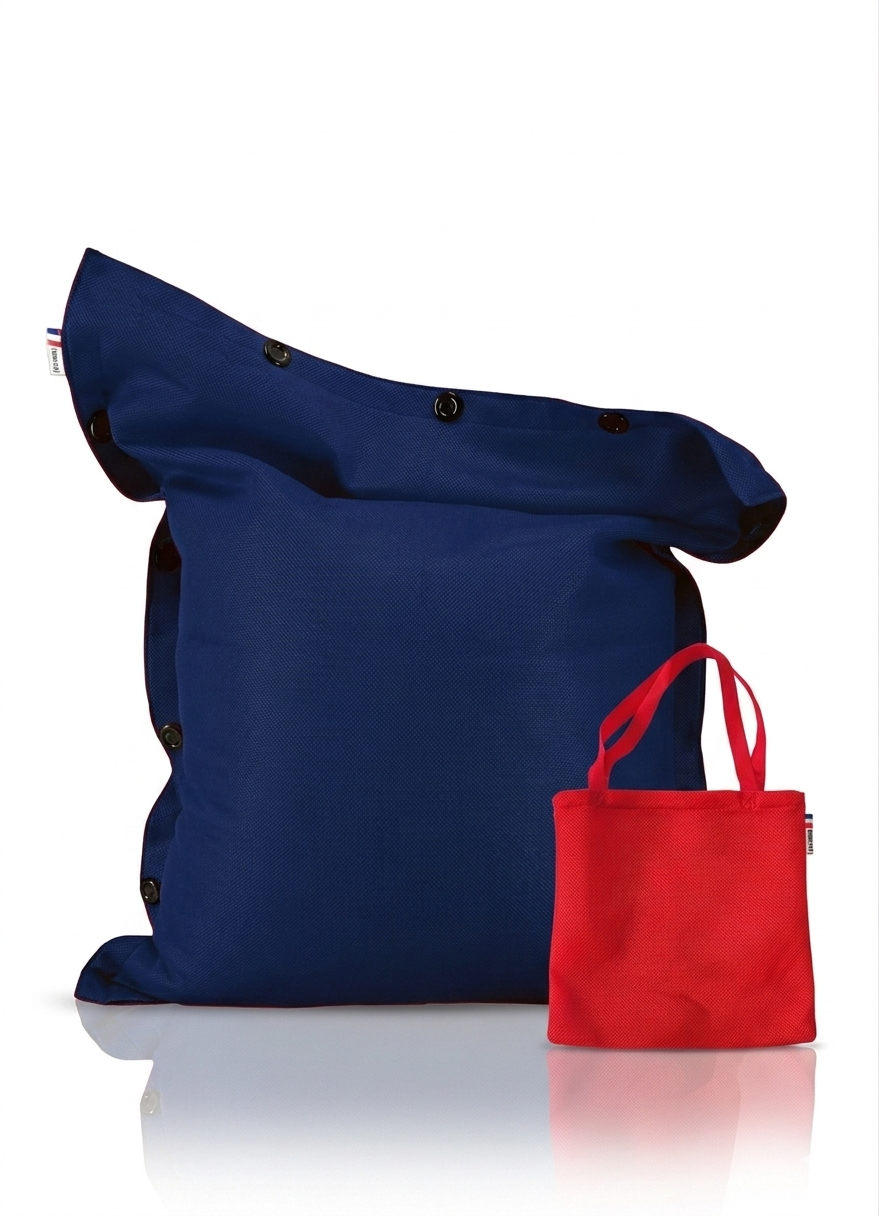 POUF MESH UNI BLEU NAVY 125 X 175 cm