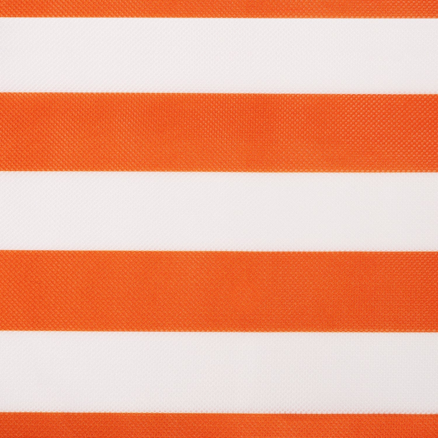 HOUSSE MESH RAYURES BLANC/ORANGE 125 X 175 cm