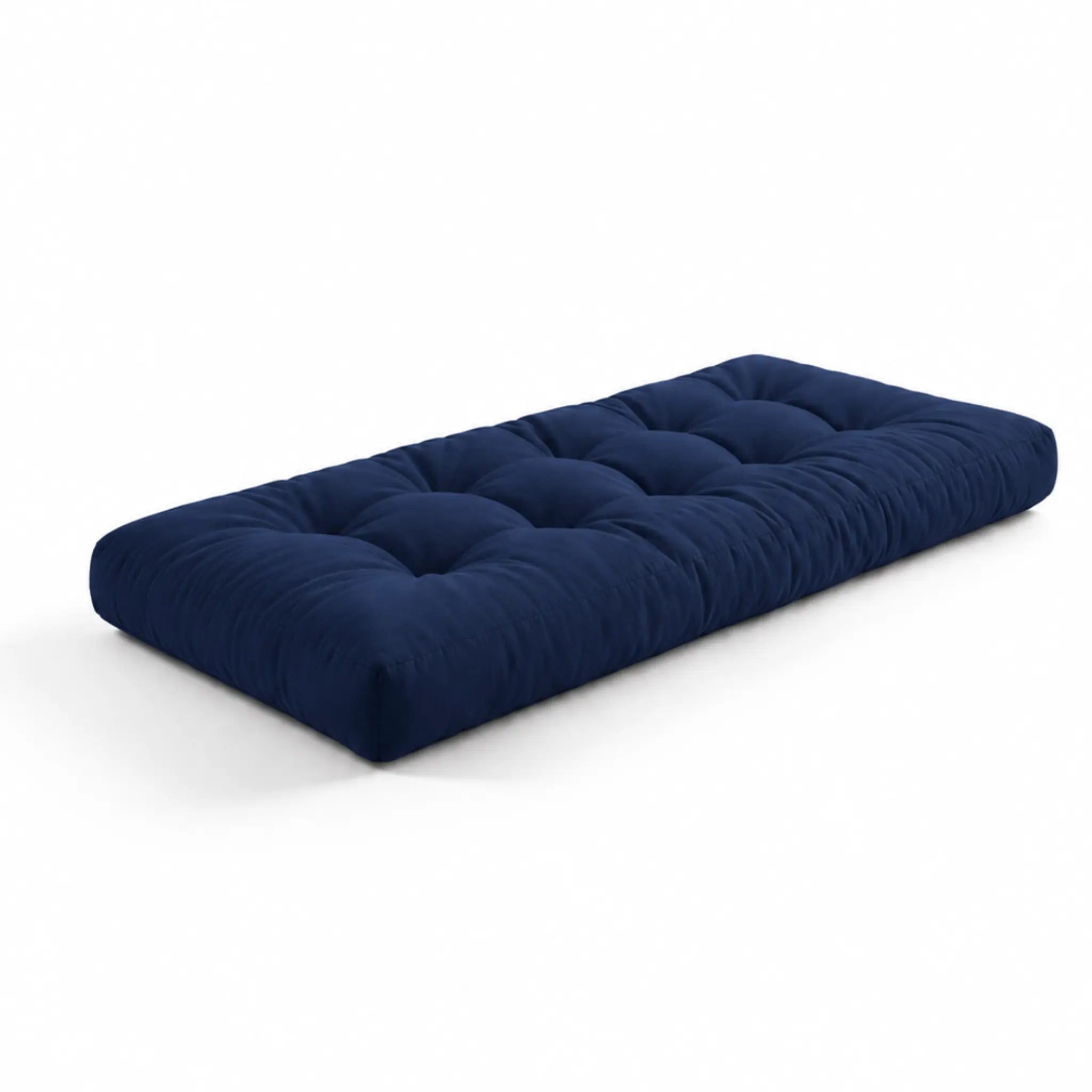 Matelas de sol Bleu Navy 90x190x15 cm