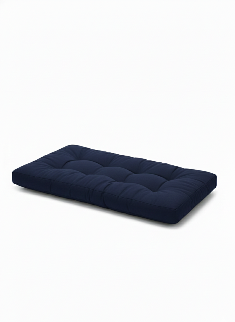 Matelas de sol Bleu Navy 90x190x15 cm