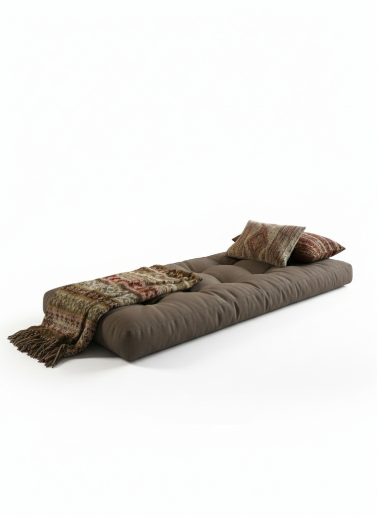 Matelas de sol Walnut 90x190x15 cm