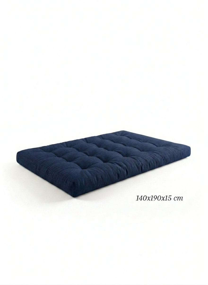 Matelas de sol Bleu Navy 140x190x15